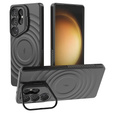 Puzdro pre Samsung Galaxy S25 Ultra, Ripple Kickstand, pre MagSafe, čierne