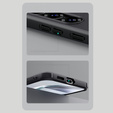 NILLKIN puzdro pre Samsung Galaxy S25+ Plus, Frosted Shield, pre MagSafe, čierne