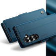 CASEME Litchi Wallet flipové puzdro pre Samsung Galaxy Z Fold7 5G