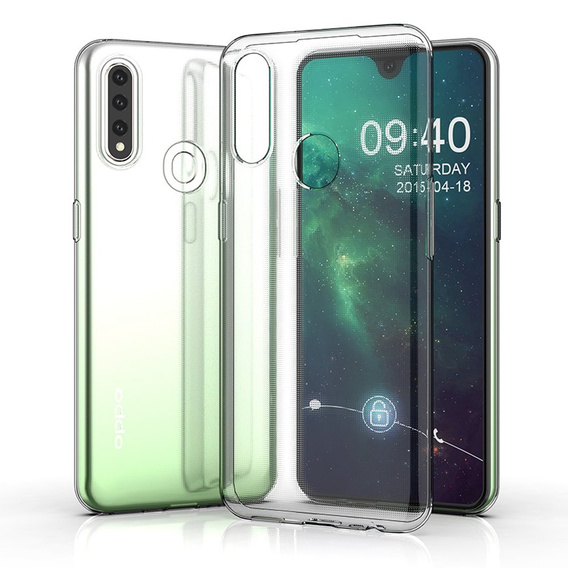 Tenké puzdro pre Oppo A31 2020, Slim, priehľadné