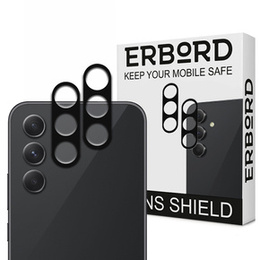 2x tvrdené sklo ERBORD na kameru Samsung Galaxy A54 5G, čierne
