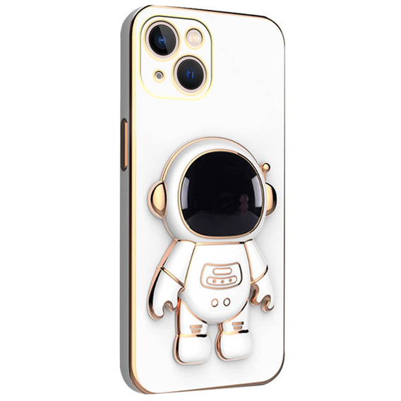 Obal na mobil pre iPhone 13, Astronaut, biele