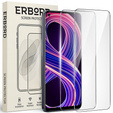 2x tvrdené sklo pre Realme 8 5G, ERBORD 9H Hard Glass na displeji