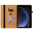 Puzdro pre Samsung Galaxy Tab S10 Lite / S10 FE / S9 FE, Wallet Pen Slot, žltý