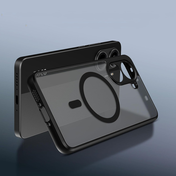 Puzdro pre Xiaomi Poco X7 Pro 5G, pre MagSafe, ERBORD Matt Case, čierny