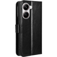 Klapkové puzdro pre Xiaomi Poco X7 Pro 5G, Crazy Horse Wallet, čierne