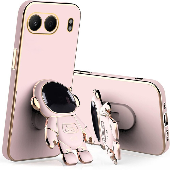 Obal na mobil pre OnePlus Nord 4, Astronaut, ružové