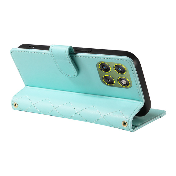 Kožené puzdro Rhombus Crossbody pre Motorola Edge 70