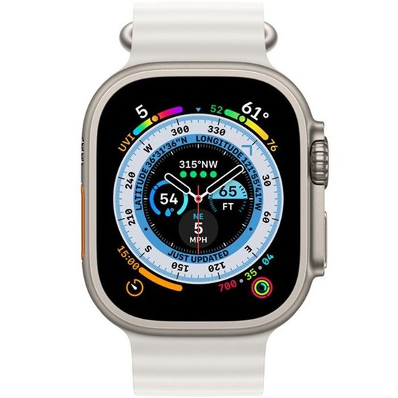 Pasek Silikonowy Ocean do Apple Watch 1/2/3/4/5/6/7/8/SE/ULTRA 42/44/45/49MM, Beżowy