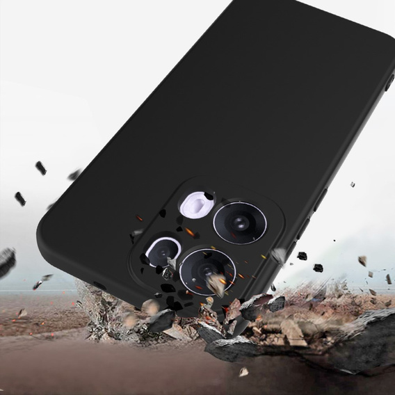 Obal na mobil pre Oppo Reno13 Pro 5G, Silicone MagSafe, čierne