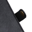 KHAZNEH RFID puzdro pre Motorola G85 5G, Litchi Texture, čierne