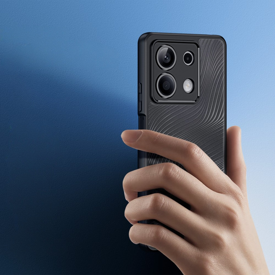 Puzdro DuxDucis pre Xiaomi Redmi Note 13 5G, Aimo case, transparentné / čierne
