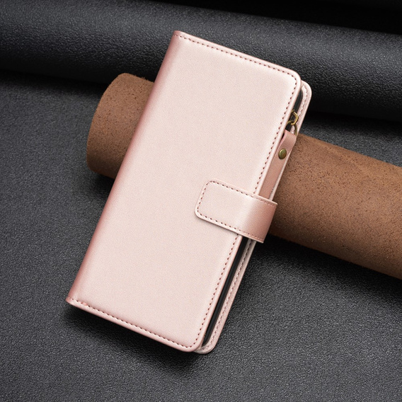 Klapkové puzdro pre Samsung Galaxy A25 5G, Wallet Zipper Pocket, čierne