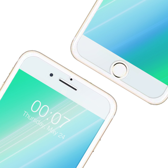 2x tvrdené sklo pre iPhone 7 Plus/8 Plus, ERBORD 9H Hard Glass na displeji