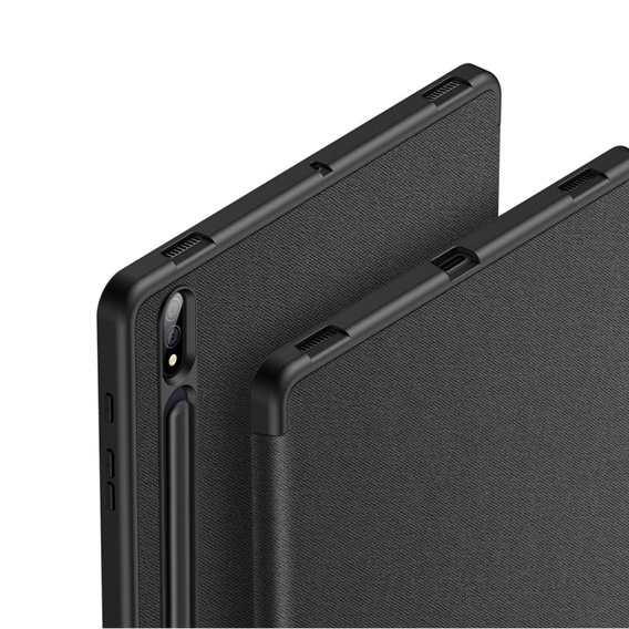 Puzdro pre Samsung Galaxy Tab S9+ 12.4", Dux Ducis Domo, čierne