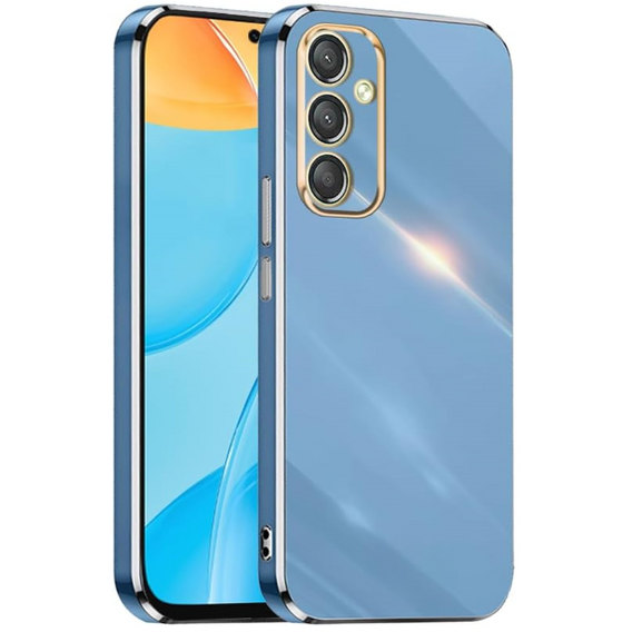 Puzdro pre Samsung Galaxy M55 5G, Glamour CamShield, modré