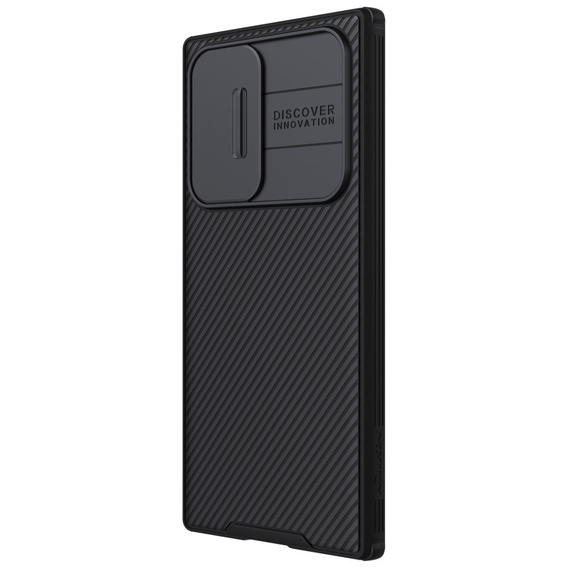Puzdro pre Samsung Galaxy S22 Ultra, pancierované Nillkin, CamShield Pro, čierne