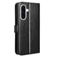 Klapkové puzdro pre Samsung Galaxy A56, Crazy Horse Wallet, čierne