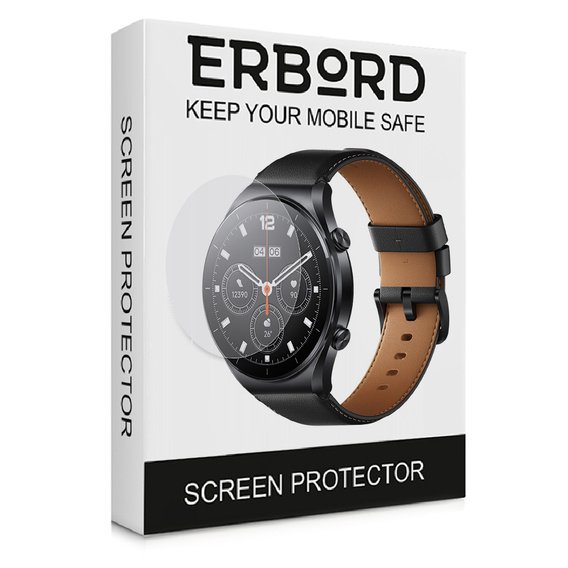 3x ERBORD Hydrogélová fólia pre Xiaomi Mi Watch S1