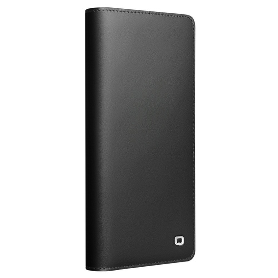 Flipové puzdro pre Samsung Galaxy S25 Ultra, QIALINO Leather Wallet, čierne