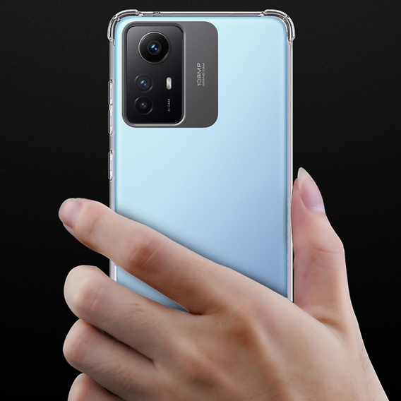 Obal na mobil pre Xiaomi Redmi Note 12S, Dropproof, priehľadné