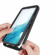 Puzdro pre Samsung Galaxy A34 5G, Shockproof, s fóliou, čierne