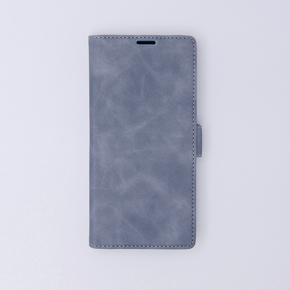 Puzdro pre Samsung Galaxy S23 Ultra, ERBORD Vintage, peňaženka s chlopňou, zelený