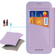 Puzdro Dux Ducis pre iPhone Air, Skin X Pro, s chlopňou, pre MagSafe, fialové