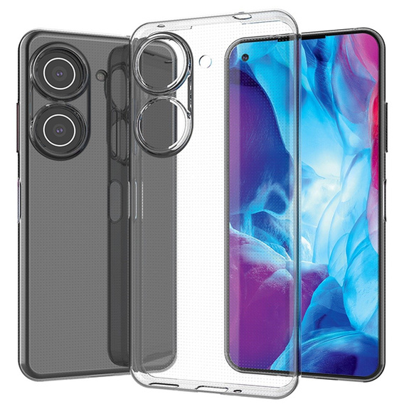 Tenké puzdro pre Asus Zenfone 9 5G / 10 5G, Slim, priehľadné