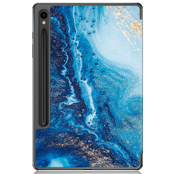 Obal na mobil pre Samsung Galaxy Tab S9, Smartcase Hybrid Pen Slot, sea wave