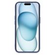 Obal na mobil pre iPhone 15, Silicone Lite, levanduľové