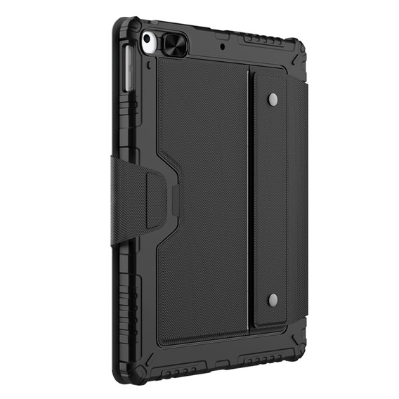Puzdro + klávesnica iPad 7/8/9 10.2 2019 / 2020 / 2021, NILLKIN Bumper Pen Slot, čierne