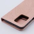 Klapkové puzdro pre Motorola Moto G54 5G, Butterfly, ružové rose gold
