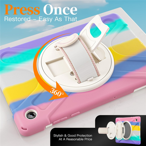 Puzdro s podstavcom a ramenným popruhom pre Samsung Galaxy Tab A11+