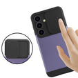 Obal na mobil pre Samsung Galaxy S24, ERBORD CamProtect Slide Camera, fialové
