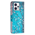 Klapkové puzdro pre Motorola Moto G53 5G / G23 / G13, Wallet, Sakura, modré