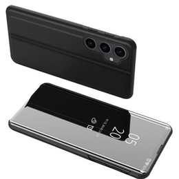 Obal na mobil pre Samsung Galaxy S23 FE, Clear View, čierne