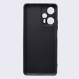 Obal na mobil pre Xiaomi Poco F5, Silicone Lite, čierne