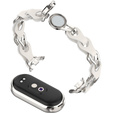 Kobieca bransoleta do Xiaomi Smart Band 10 / 9 / 8, Czarna