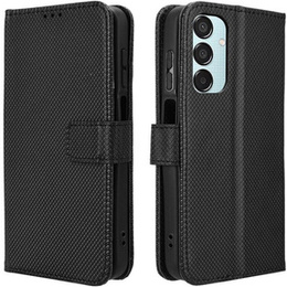 Klapkové puzdro pre Samsung Galaxy M15 5G, Wallet Smart Magnet, čierne