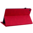 Puzdro pre Lenovo Tab M10 10.1 Gen 3, Wallet Pen Slot, červené