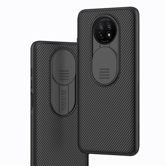 Puzdro pre Xiaomi Redmi Note 9T 5G, pancierované Nillkin, CamShield Pro, čierne
