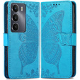 Klapkové puzdro pre Realme 14X / Realme C75, Butterfly, modré