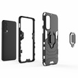 Obal na mobil pre OnePlus Nord 2 5G, Kickstand Ring, čierne