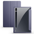 Puzdro pre Samsung Galaxy Tab S7 Plus / Tab S7 FE, Smartcase Hybrid, so slotom na stylus, fialové