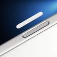 2x NORTHJO Sklo na ovládacie tlačidlo fotoaparátu pre iPhone 16 / 16 Plus / 16 Pro / 16 Pro Max, biele