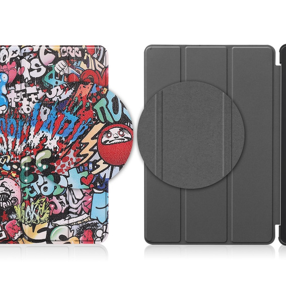 Puzdro pre Lenovo Tab M8 Gen 4 TB-300FU, Smartcase, graffiti