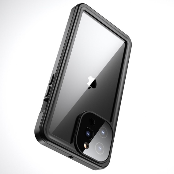 Vodotesné puzdro IP68 pre iPhone 13 Pro Max, Redpepper Pro, čierne