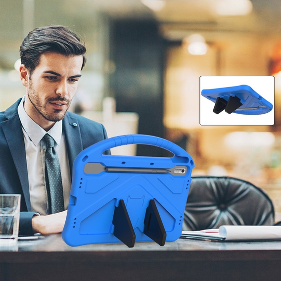 Detské puzdro pre Lenovo Tab P11 Pro Gen 2, detské puzdro s rukoväťou, ružové