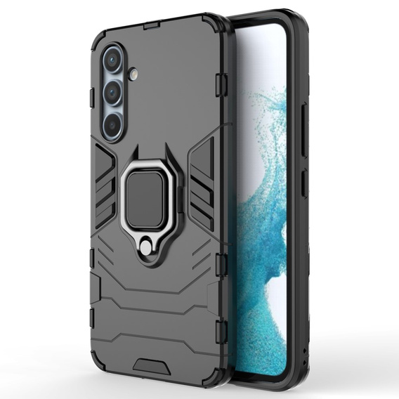 Obal na mobil pre Samsung Galaxy A54 5G, Kickstand Ring, čierne